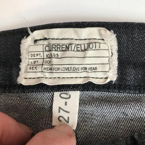 Current Elliott Skinny Ankle Trucker Coating Jean - Picture 7 of 10